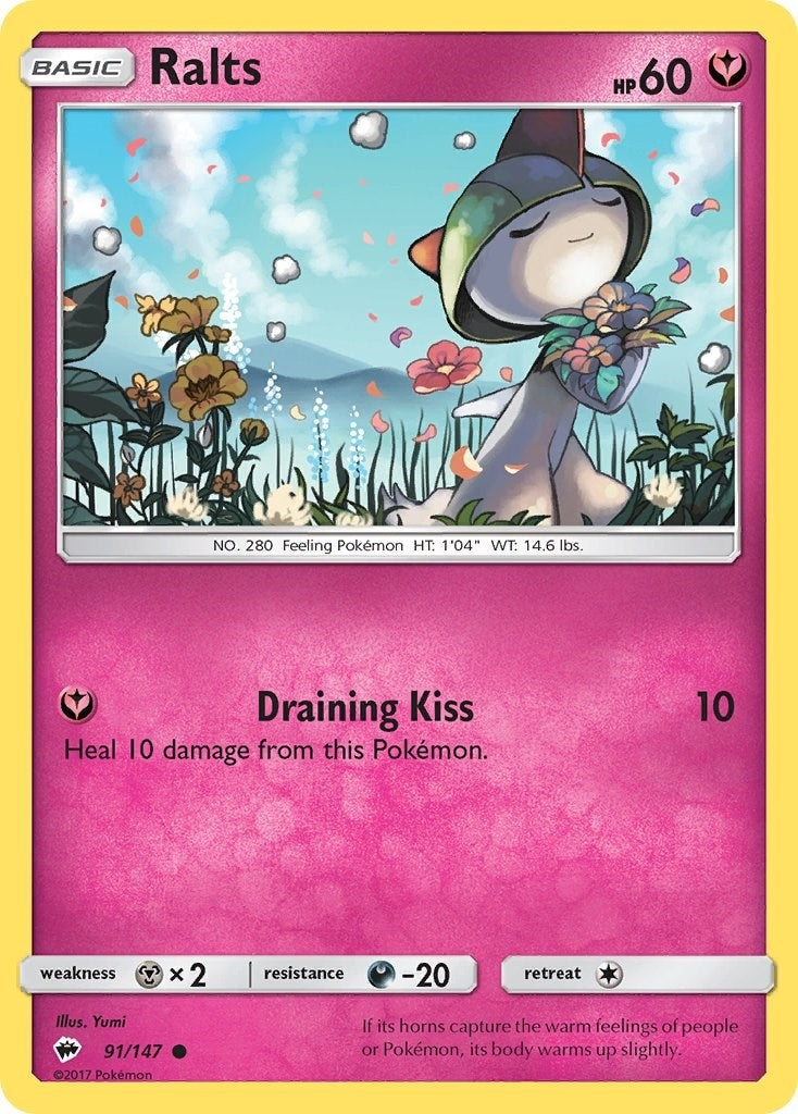 Image for Ralts (91/147) [SM - Burning Shadows] - Pokemon