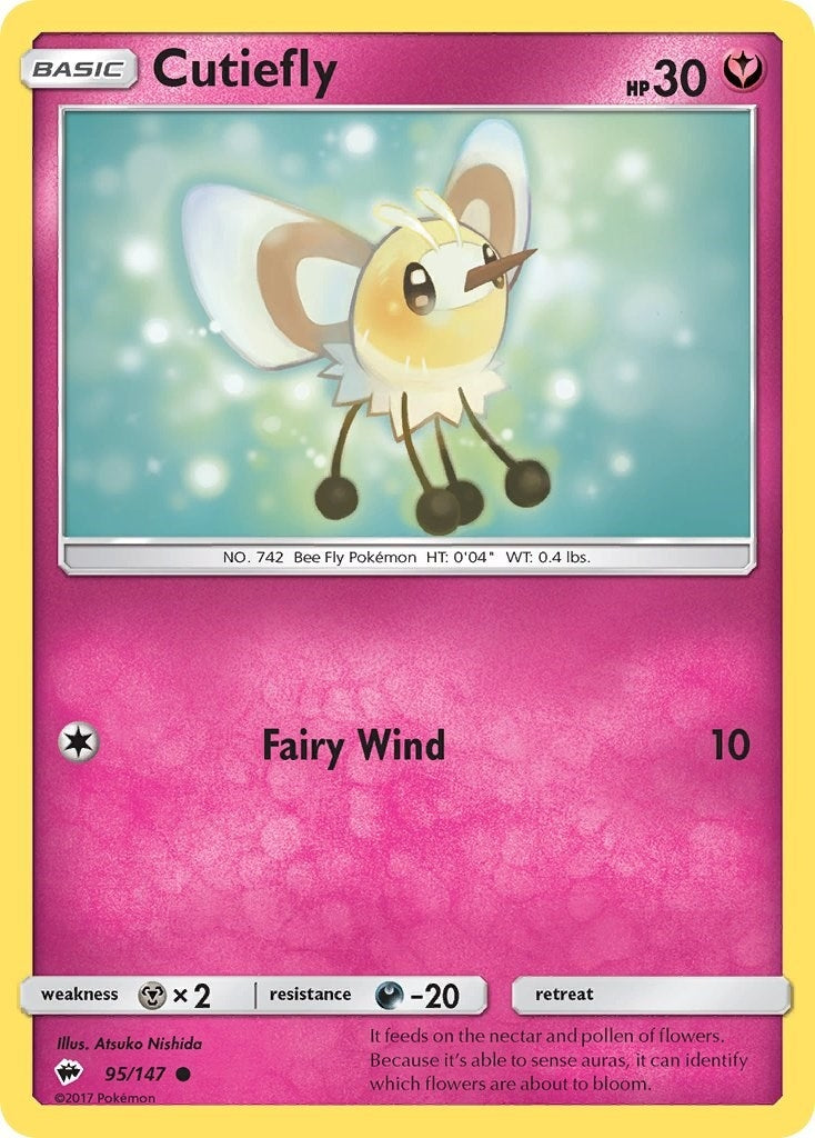 Image for Cutiefly (95/147) [SM - Burning Shadows] - Pokemon