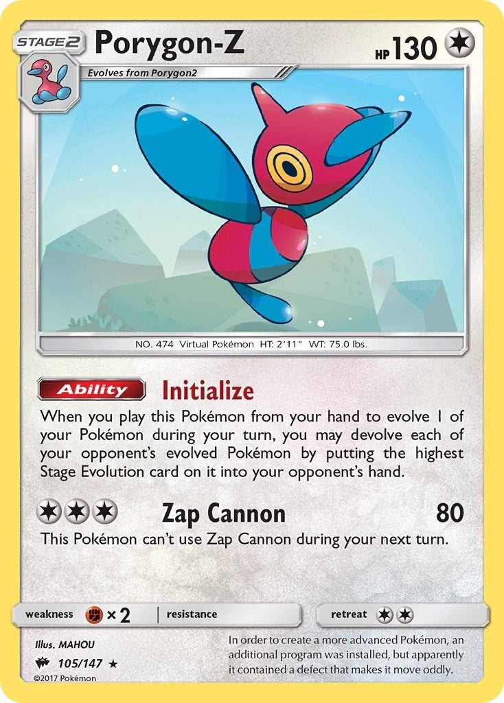 Image for Porygon-Z (105/147) [SM - Burning Shadows] - Pokemon