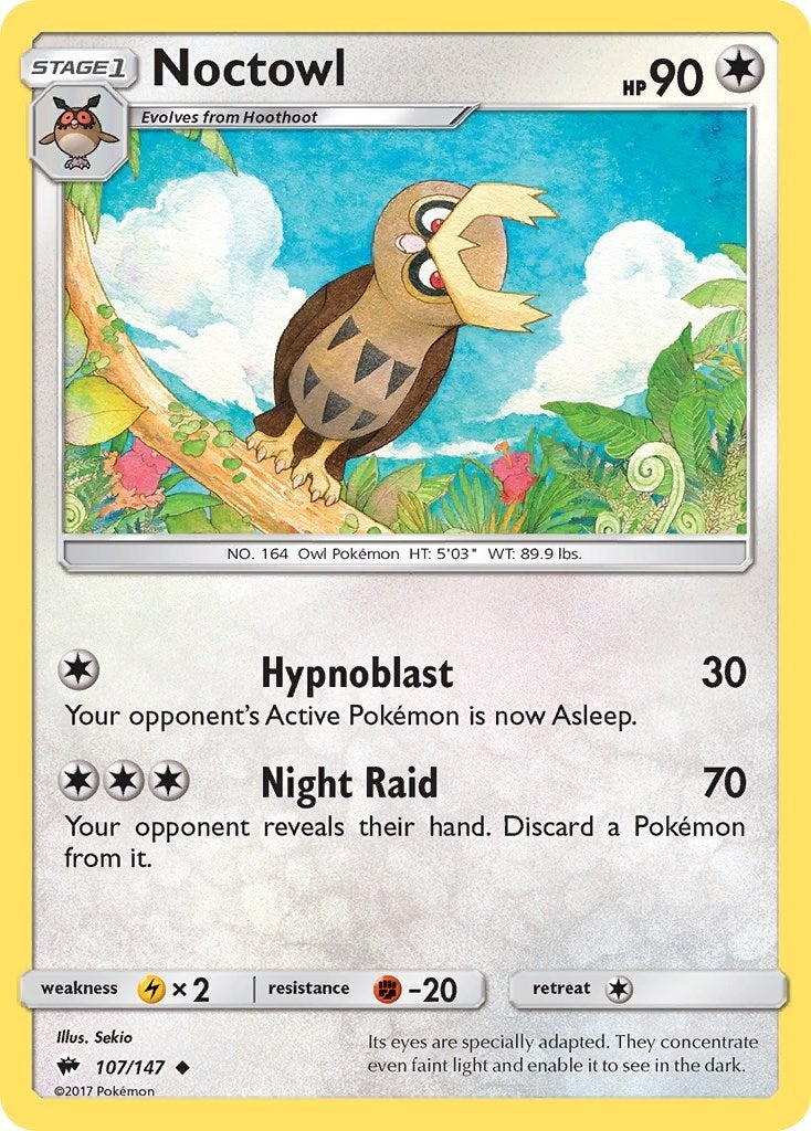 Image for Noctowl (107/147) [SM - Burning Shadows] - Pokemon