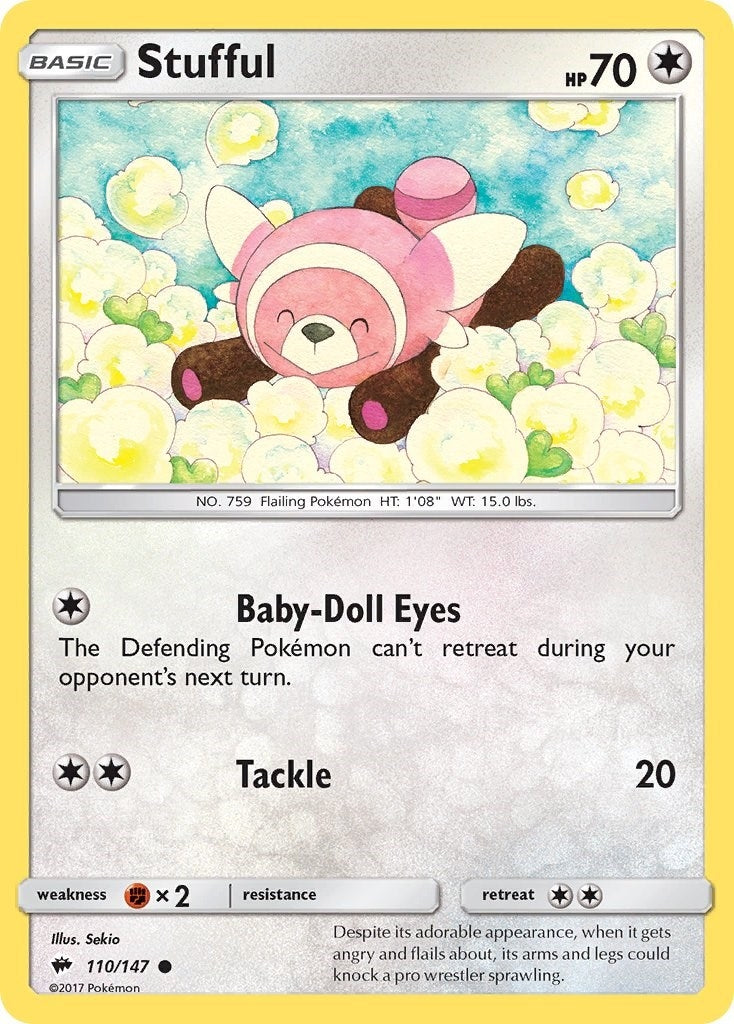 Image for Stufful (110/147) [SM - Burning Shadows] - Pokemon