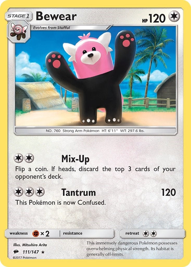 Image for Bewear (111/147) [SM - Burning Shadows] - Pokemon