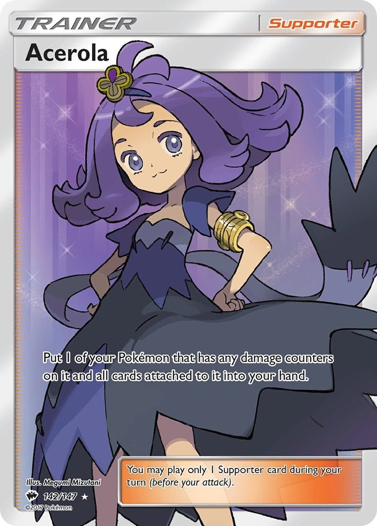 Image for Acerola (Full Art) (142/147) [SM - Burning Shadows] - Pokemon