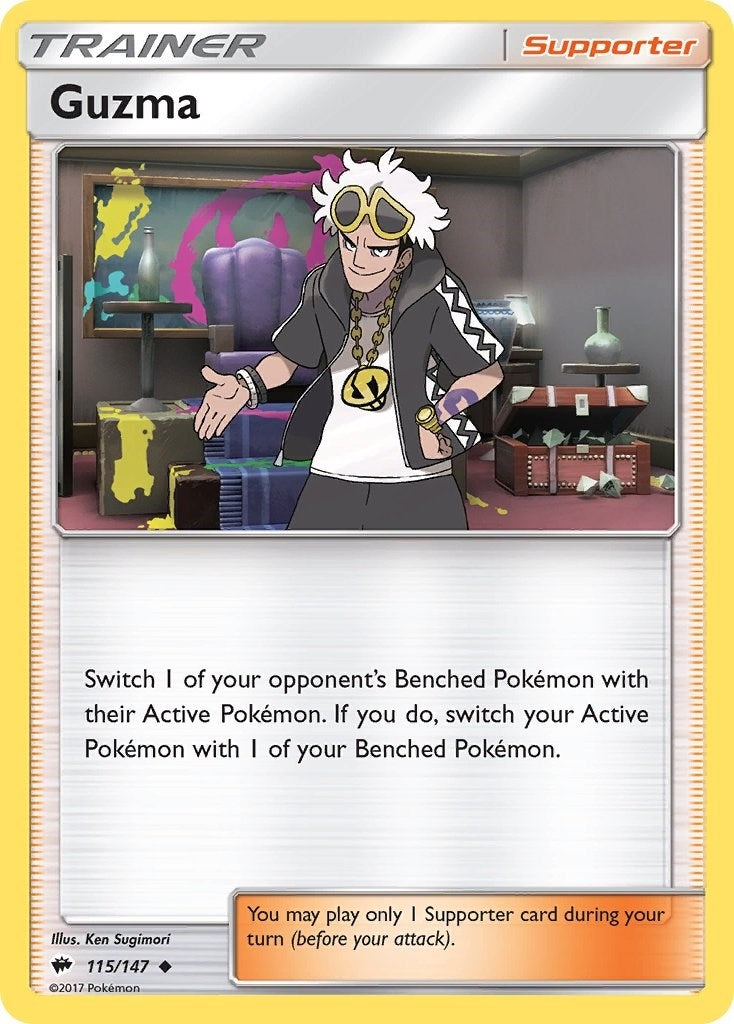 Image for Guzma (115/147) [SM - Burning Shadows] - Pokemon