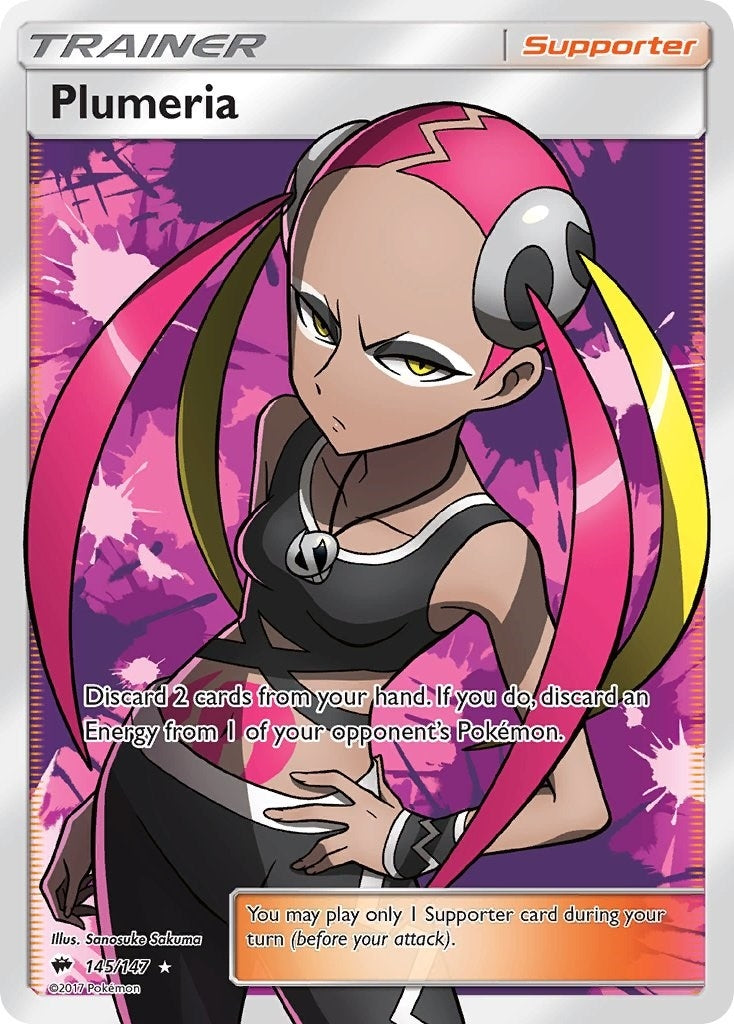 Image for Plumeria (Full Art) (145/147) [SM - Burning Shadows] - Pokemon