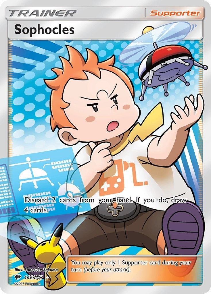Image for Sophocles (Full Art) (146/147) [SM - Burning Shadows] - Pokemon