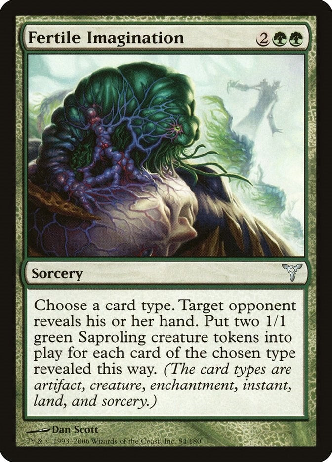 Image for Fertile Imagination (84) [Dissension] - Magic: The Gathering