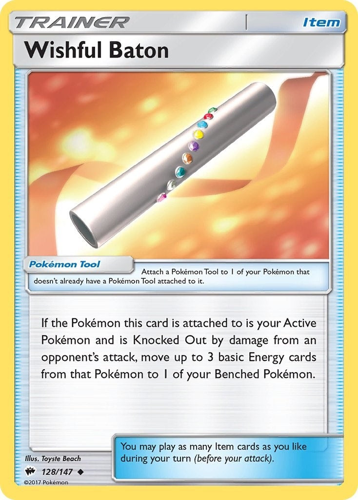 Image for Wishful Baton (128/147) [SM - Burning Shadows] - Pokemon