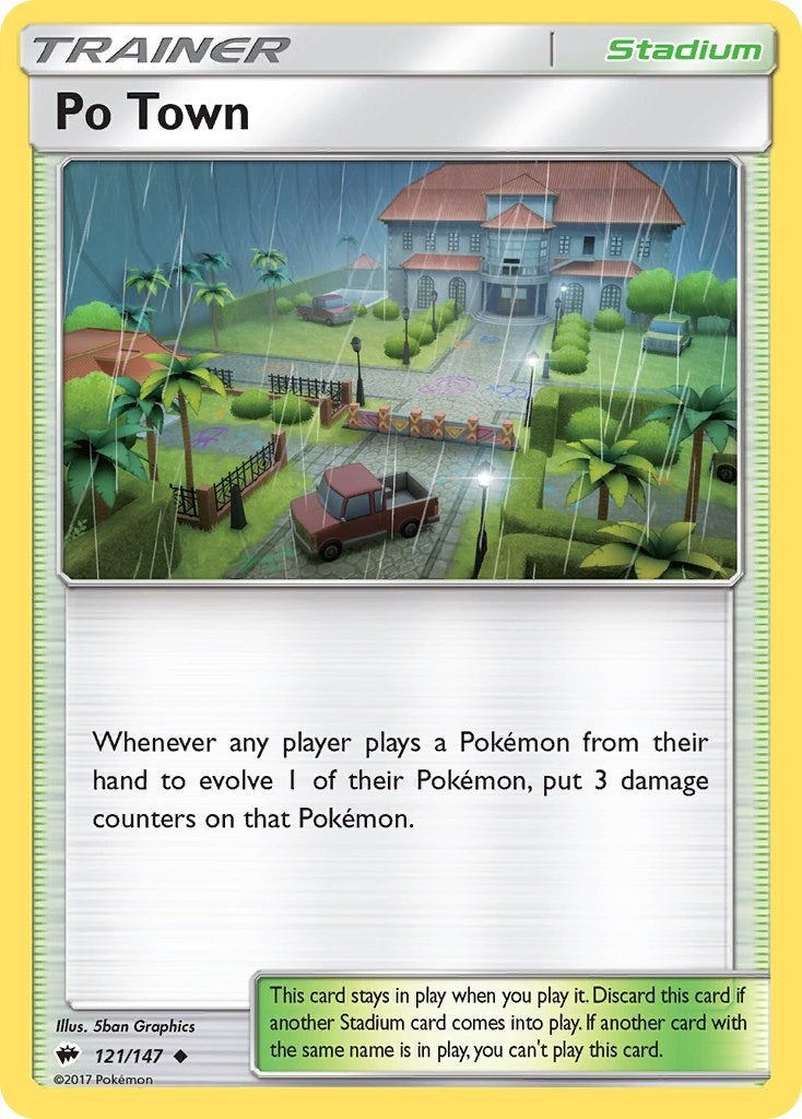 Image for Po Town (121/147) [SM - Burning Shadows] - Pokemon