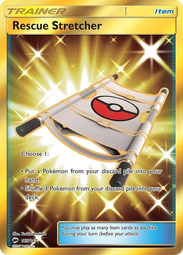 Image for Rescue Stretcher (Secret) (165/147) [SM - Burning Shadows] - Pokemon