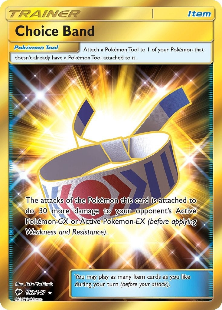 Image for Choice Band (Secret) (162/147) [SM - Burning Shadows] - Pokemon