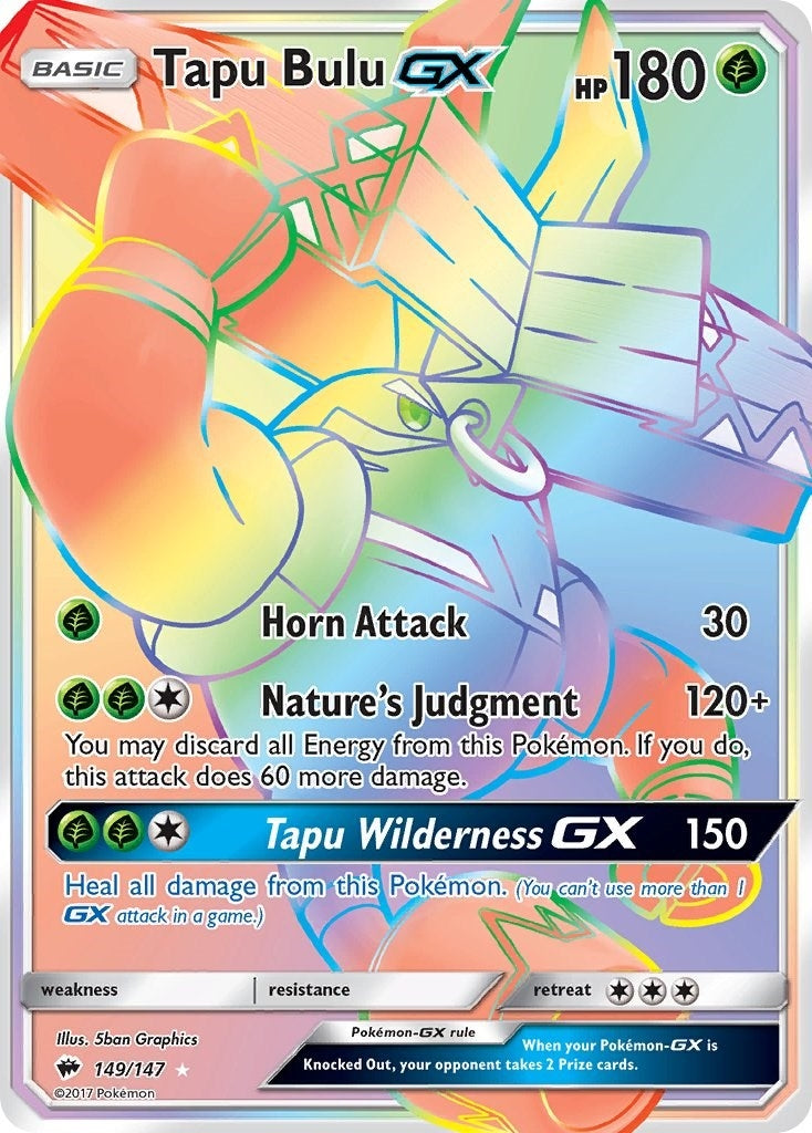 Image for Tapu Bulu GX (Secret) (149/147) [SM - Burning Shadows] - Pokemon