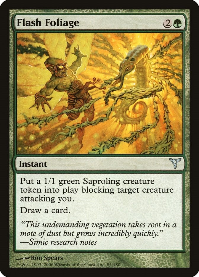 Image for Flash Foliage (85) [Dissension] - Magic: The Gathering