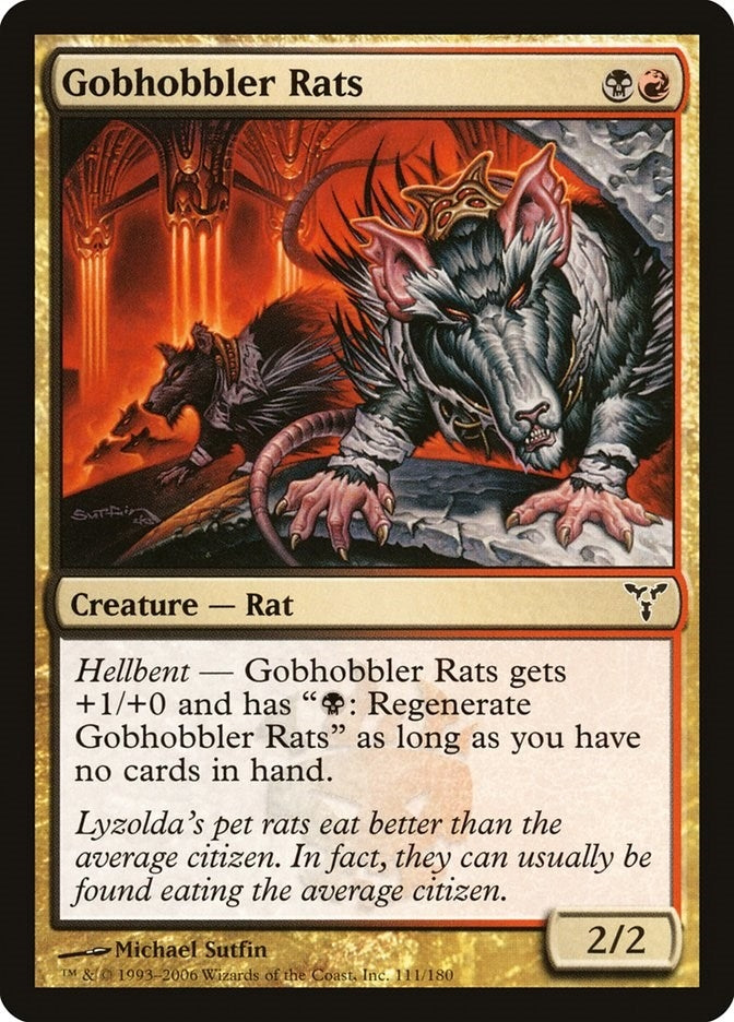Image for Gobhobbler Rats (111) [Dissension] - Magic: The Gathering
