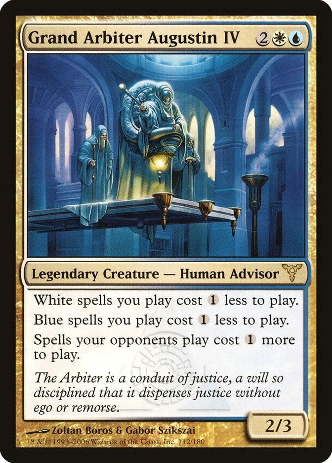 Image for Grand Arbiter Augustin IV (112) [Dissension] - Magic: The Gathering