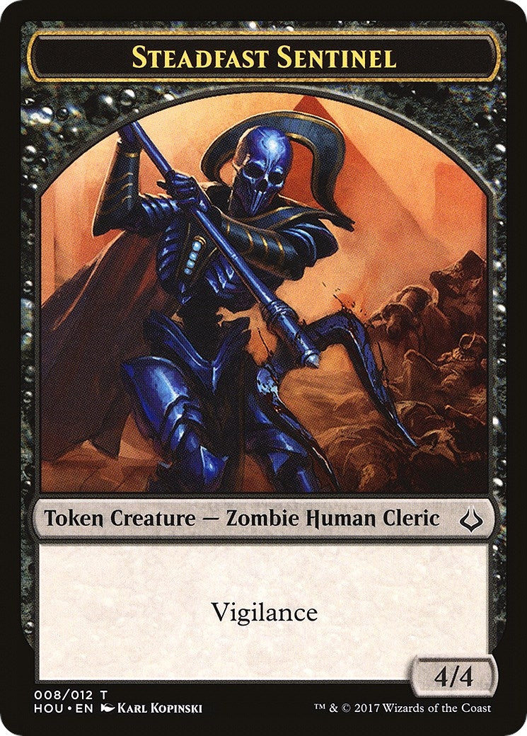Image for Steadfast Sentinel // Cat Double-Sided Token (8 // 16) [Hour of Devastation] - Magic: The Gathering