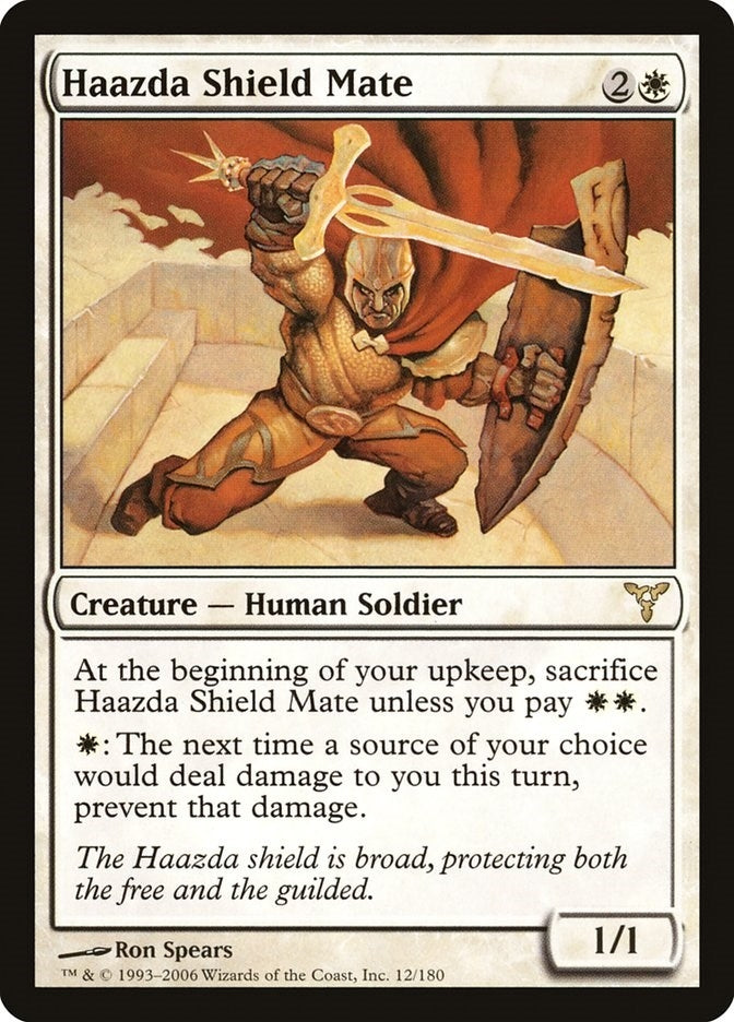 Image for Haazda Shield Mate (12) [Dissension] - Magic: The Gathering