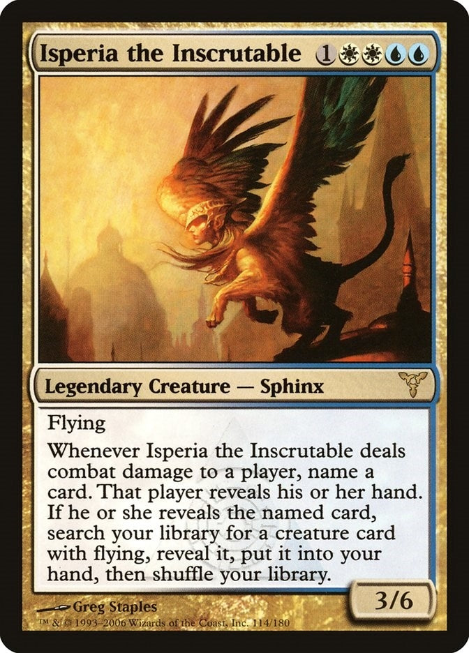 Image for Isperia the Inscrutable (114) [Dissension] - Magic: The Gathering