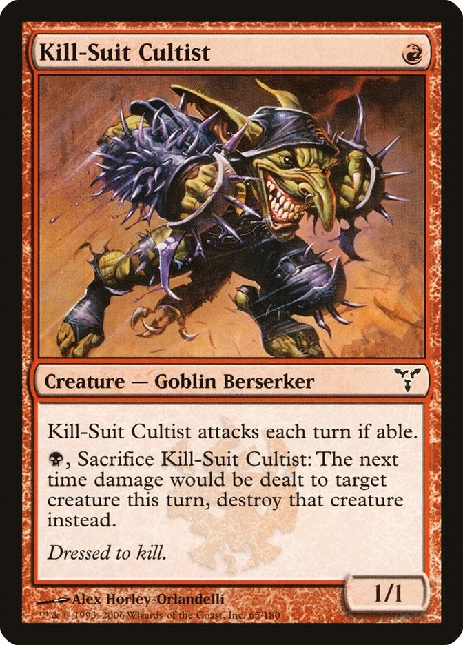 Image for Kill-Suit Cultist (65) [Dissension] - Magic: The Gathering