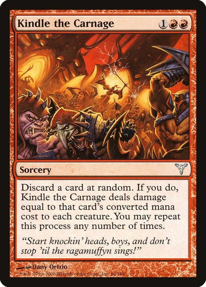 Image for Kindle the Carnage (66) [Dissension] - Magic: The Gathering