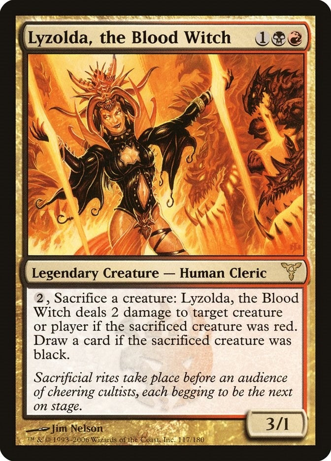Image for Lyzolda, the Blood Witch (117) [Dissension] - Magic: The Gathering