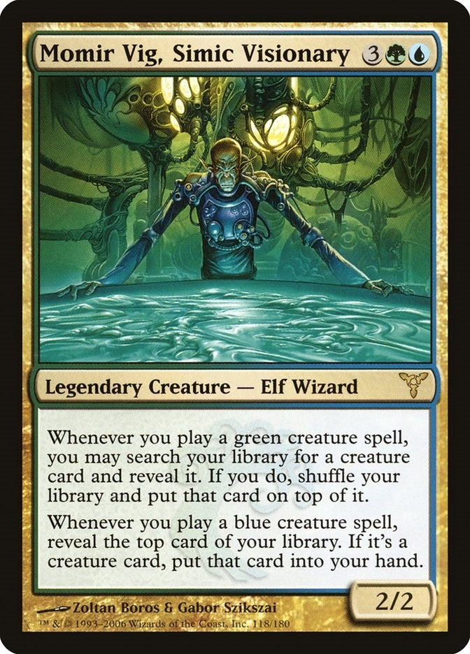 Image for Momir Vig, Simic Visionary (118) [Dissension] - Magic: The Gathering