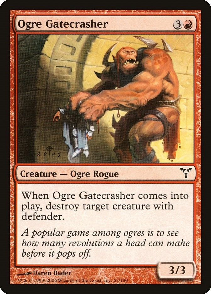 Image for Ogre Gatecrasher (67) [Dissension] - Magic: The Gathering