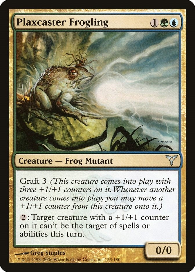 Image for Plaxcaster Frogling (123) [Dissension] - Magic: The Gathering