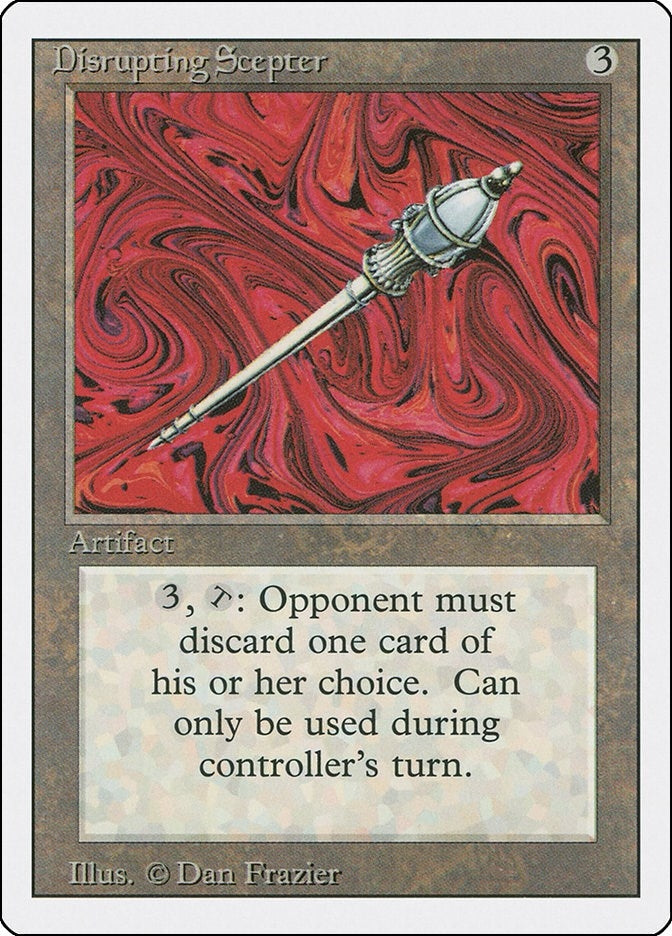 Image for Disrupting Scepter [Revised Edition] - Magic: The Gathering