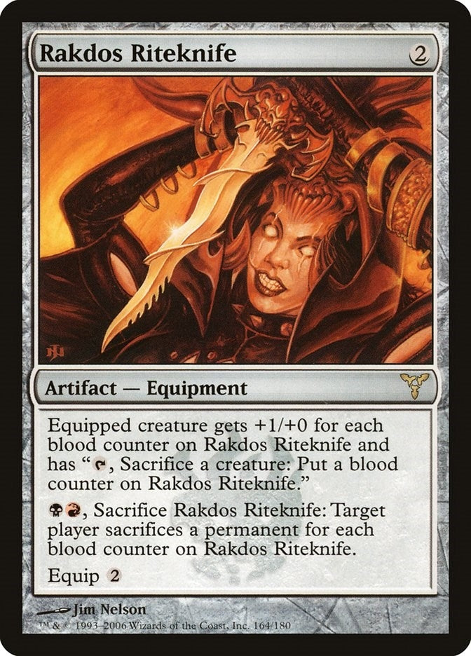 Image for Rakdos Riteknife (164) [Dissension] - Magic: The Gathering
