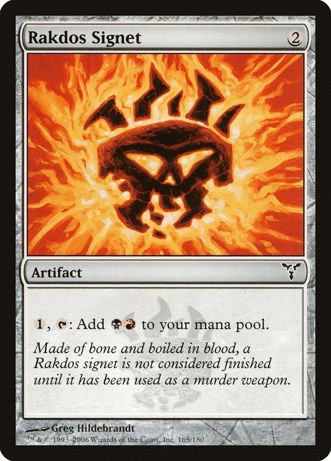 Image for Rakdos Signet (165) [Dissension] - Magic: The Gathering