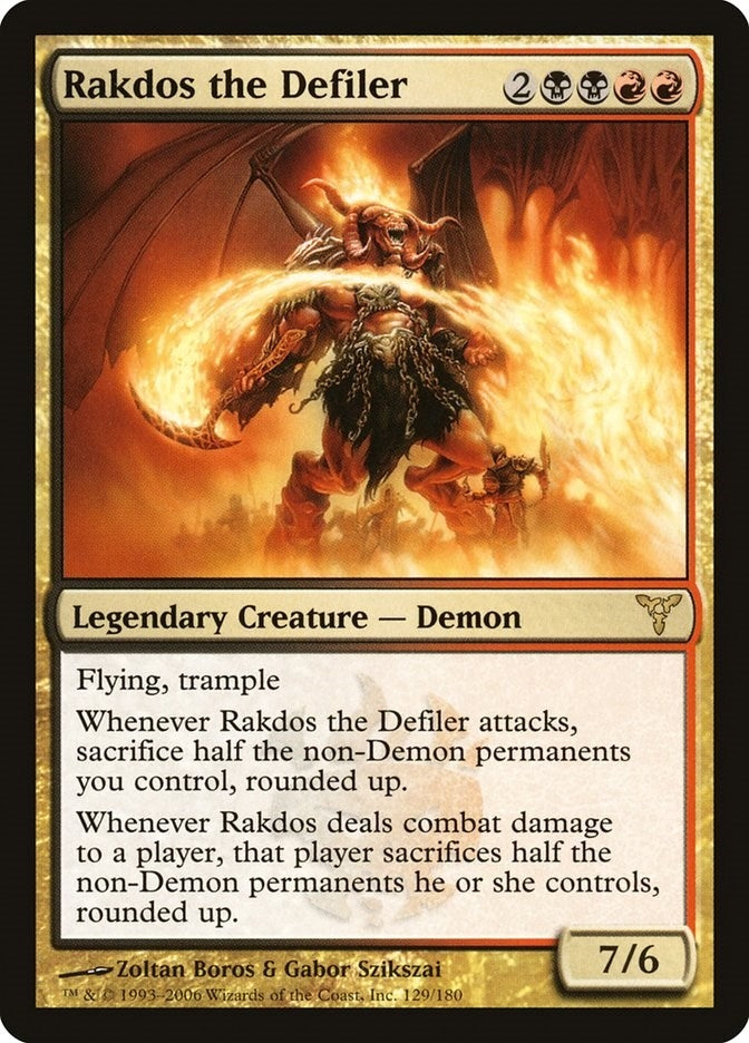 Image for Rakdos the Defiler (129) [Dissension] - Magic: The Gathering