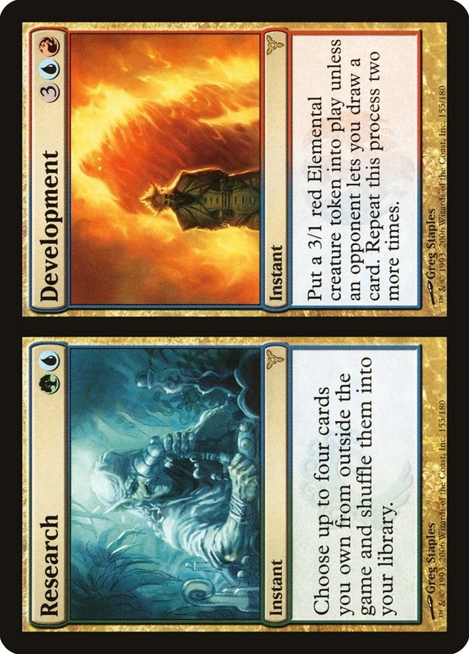 Image for Research // Development (155) [Dissension] - Magic: The Gathering