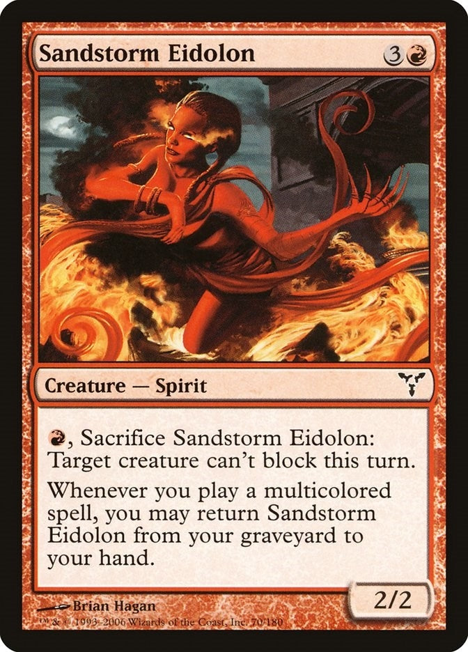 Image for Sandstorm Eidolon (70) [Dissension] - Magic: The Gathering