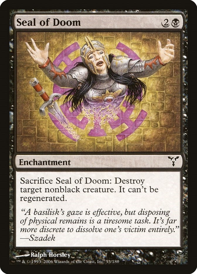 Image for Seal of Doom (53) [Dissension] - Magic: The Gathering