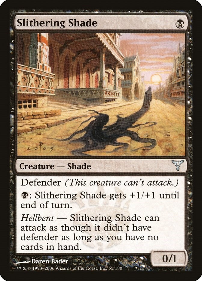Image for Slithering Shade (55) [Dissension] - Magic: The Gathering