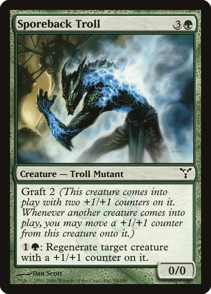 Image for Sporeback Troll (94) [Dissension] - Magic: The Gathering