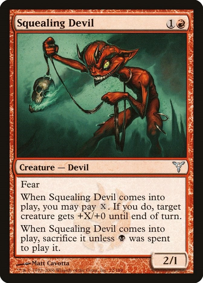 Image for Squealing Devil (72) [Dissension] - Magic: The Gathering