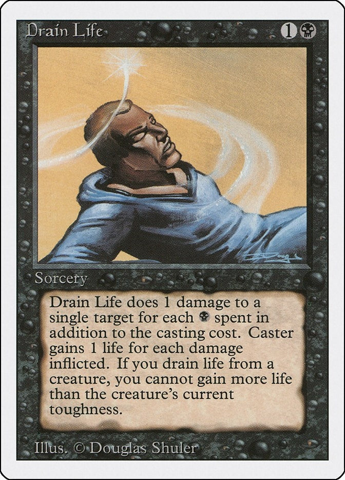 Image for Drain Life [Revised Edition] - Magic: The Gathering