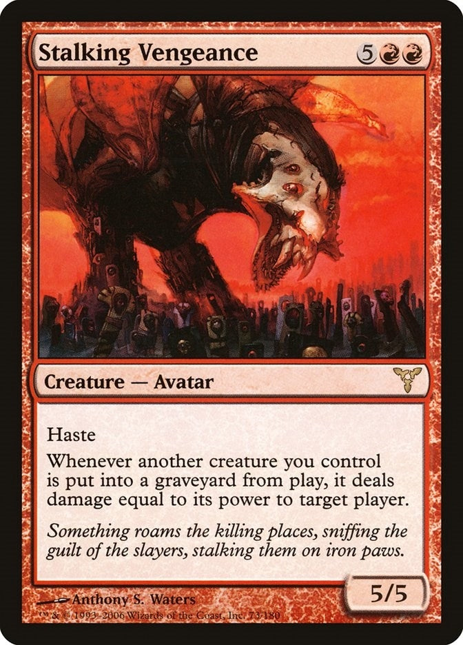 Image for Stalking Vengeance (73) [Dissension] - Magic: The Gathering