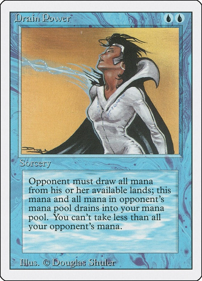 Image for Drain Power [Revised Edition] - Magic: The Gathering