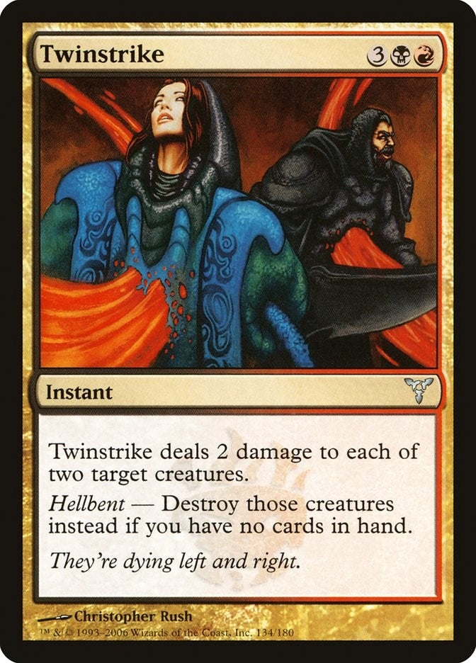 Image for Twinstrike (134) [Dissension] - Magic: The Gathering