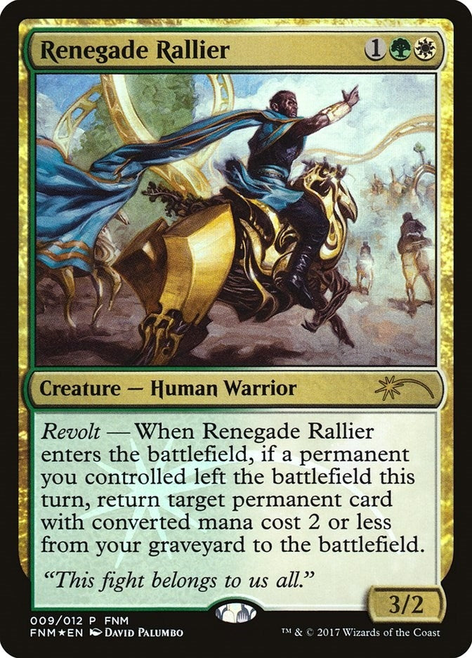 Image for Renegade Rallier (9) [FNM Promos] - Magic: The Gathering
