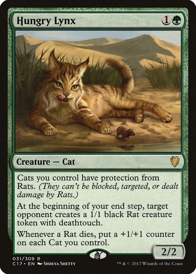 Image for Hungry Lynx (31) [Commander 2017] - Magic: The Gathering