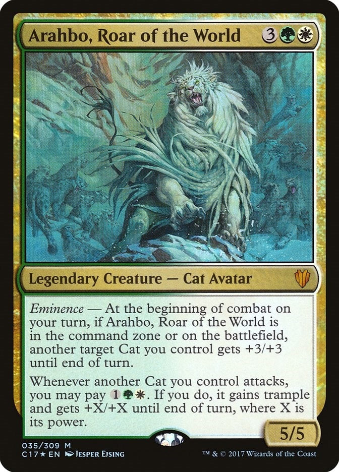 Image for Arahbo, Roar of the World (35) [Commander 2017] - Magic: The Gathering