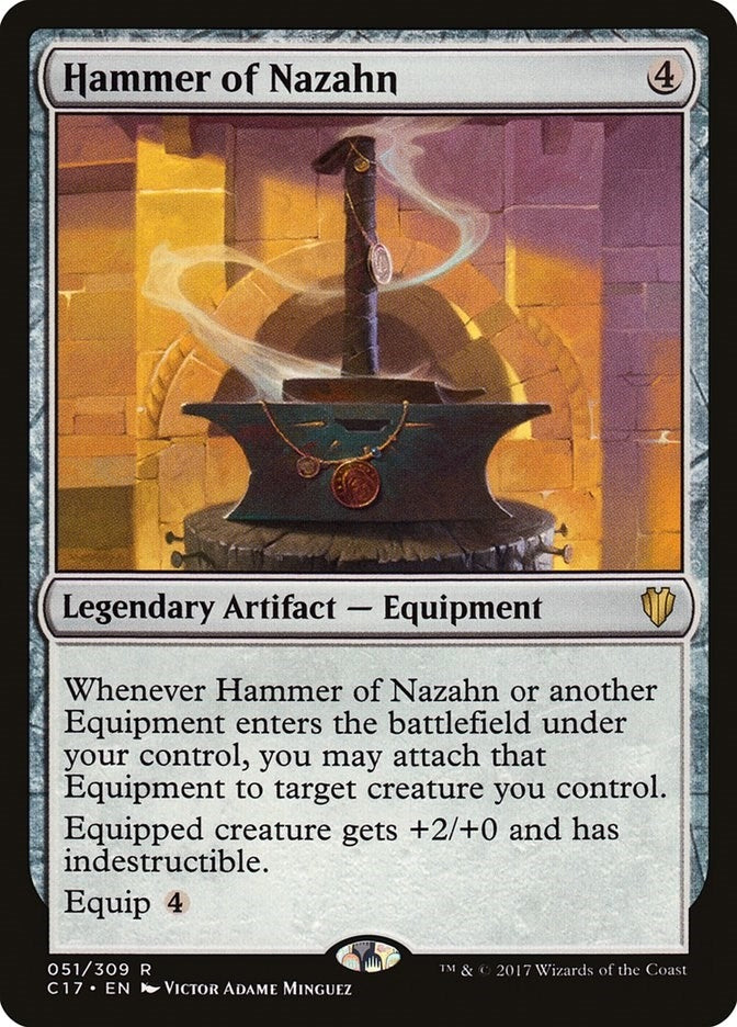 Image for Hammer of Nazahn (51) [Commander 2017] - Magic: The Gathering