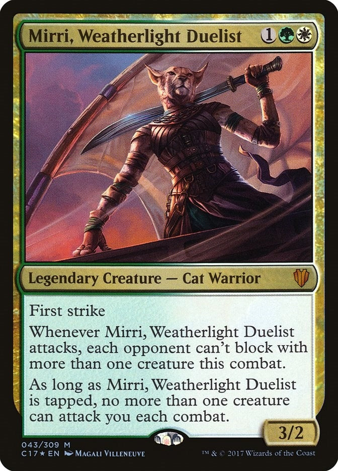 Image for Mirri, Weatherlight Duelist (43) [Commander 2017] - Magic: The Gathering