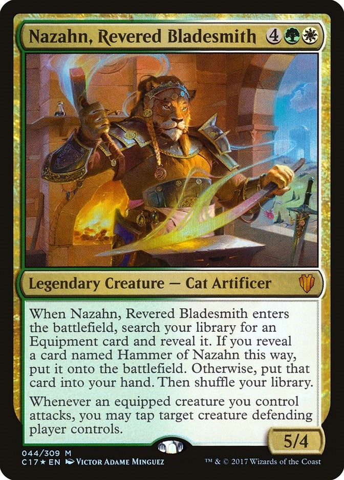 Image for Nazahn, Revered Bladesmith (44) [Commander 2017] - Magic: The Gathering