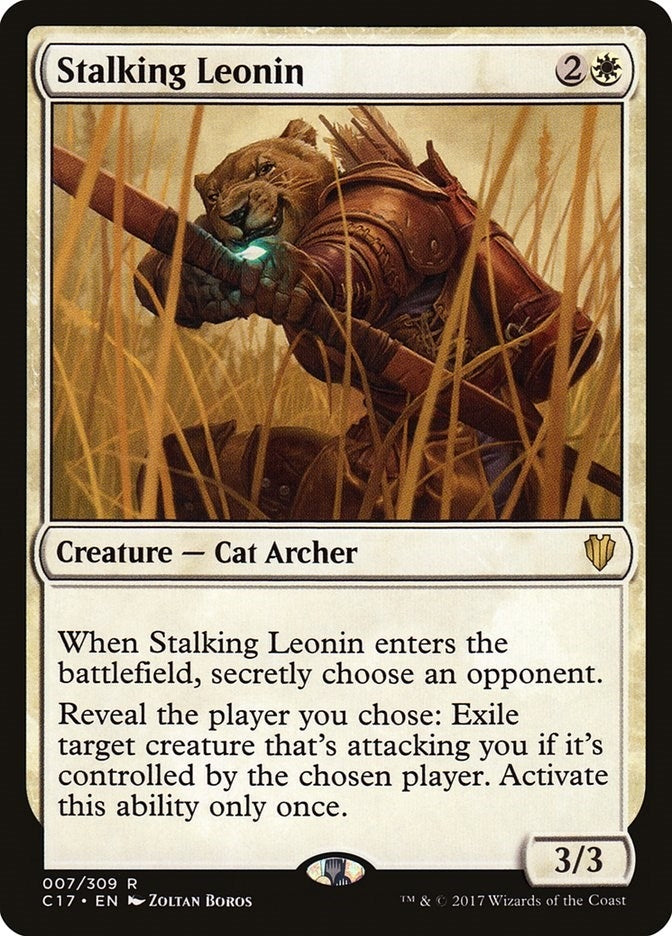 Image for Stalking Leonin (7) [Commander 2017] - Magic: The Gathering