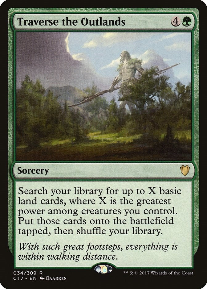 Image for Traverse the Outlands (34) [Commander 2017] - Magic: The Gathering